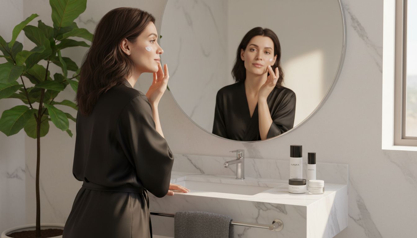 modern beauty routine