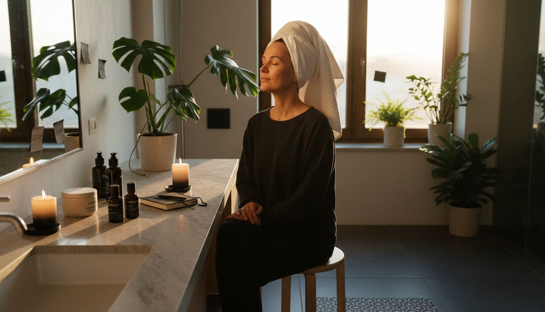 mindful skincare routine