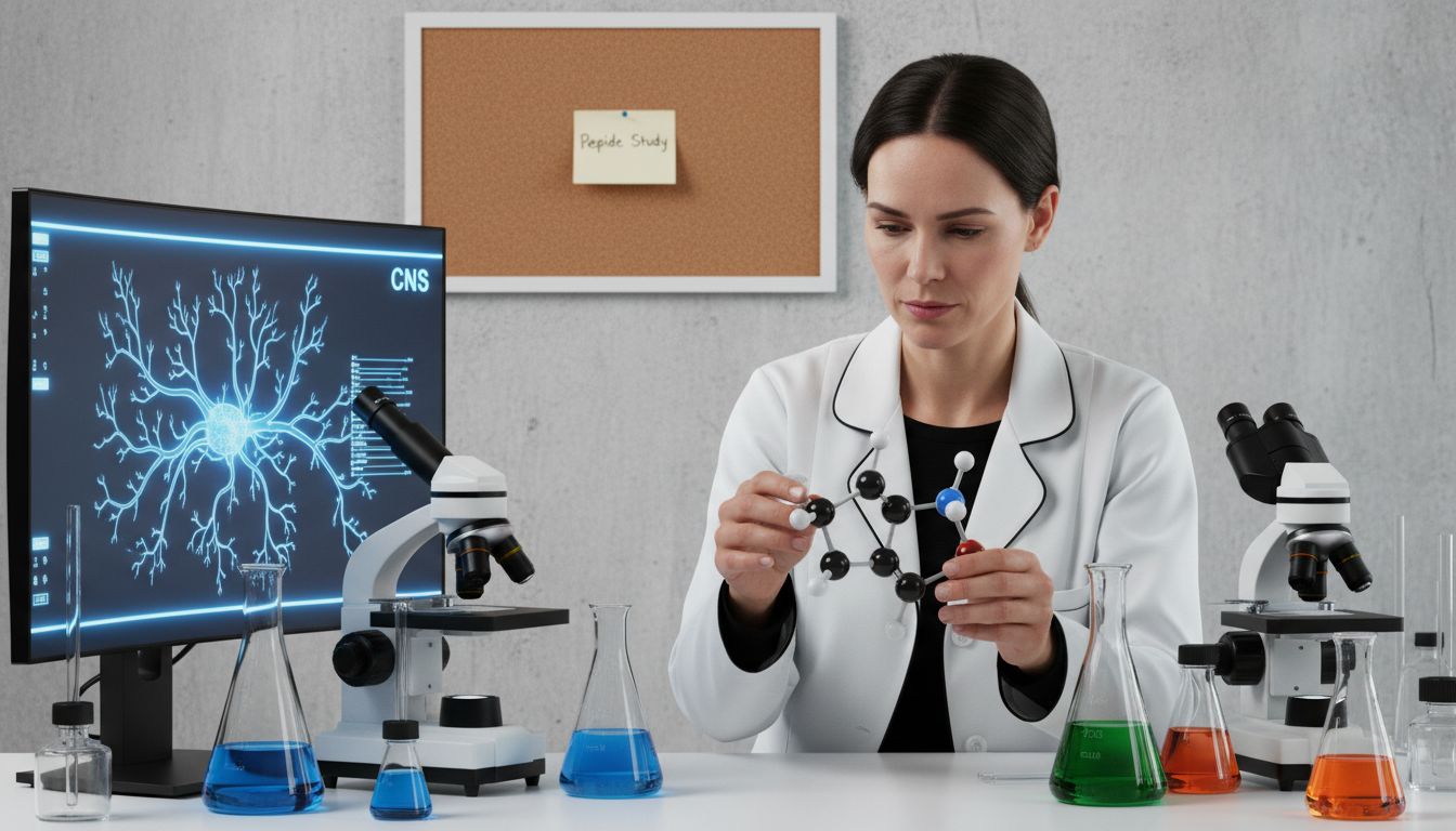 Scientist analyzes PT-141 in lab setting