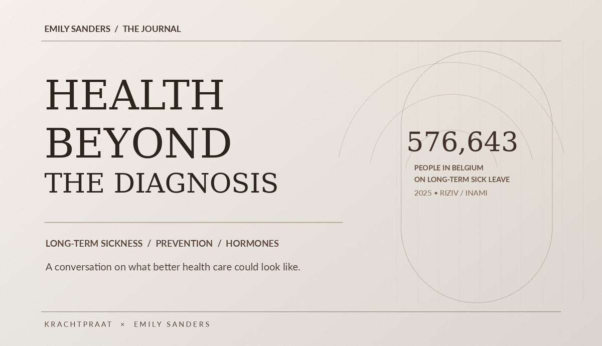 Belgium's 576,643 people on long-term sick leave — prevention, chronic illness and hormones
