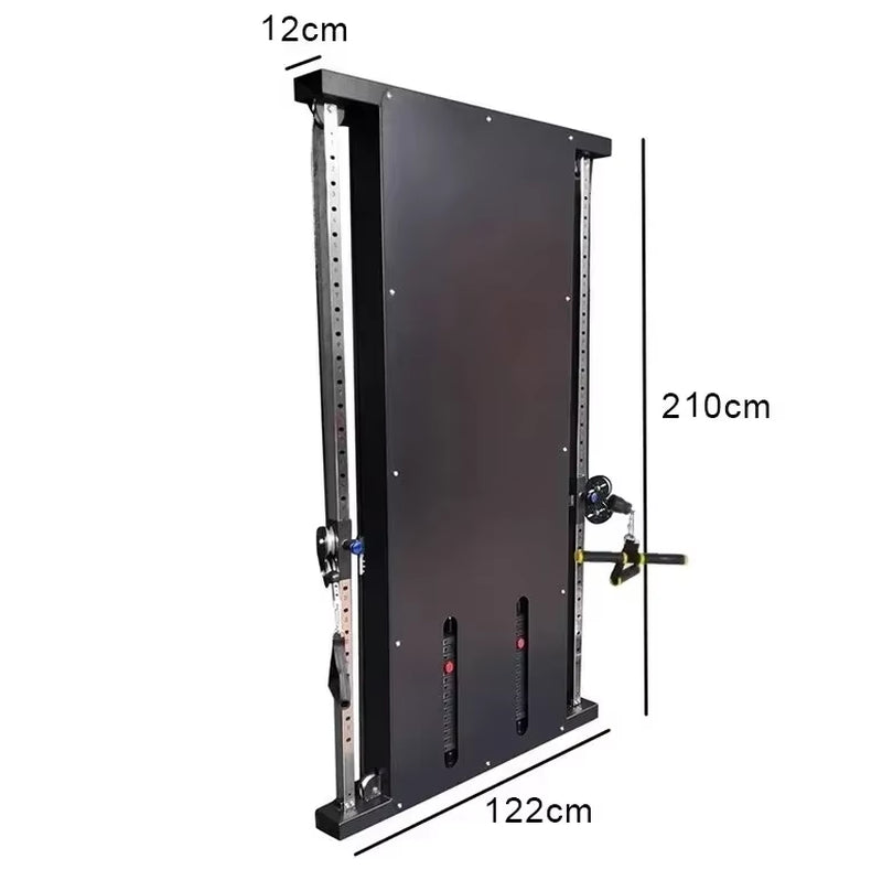 Wall Mounted Functional Trainer Dual Cable Crossover Pulley System Function Trainer Fitness Workout Equipments Strength Training