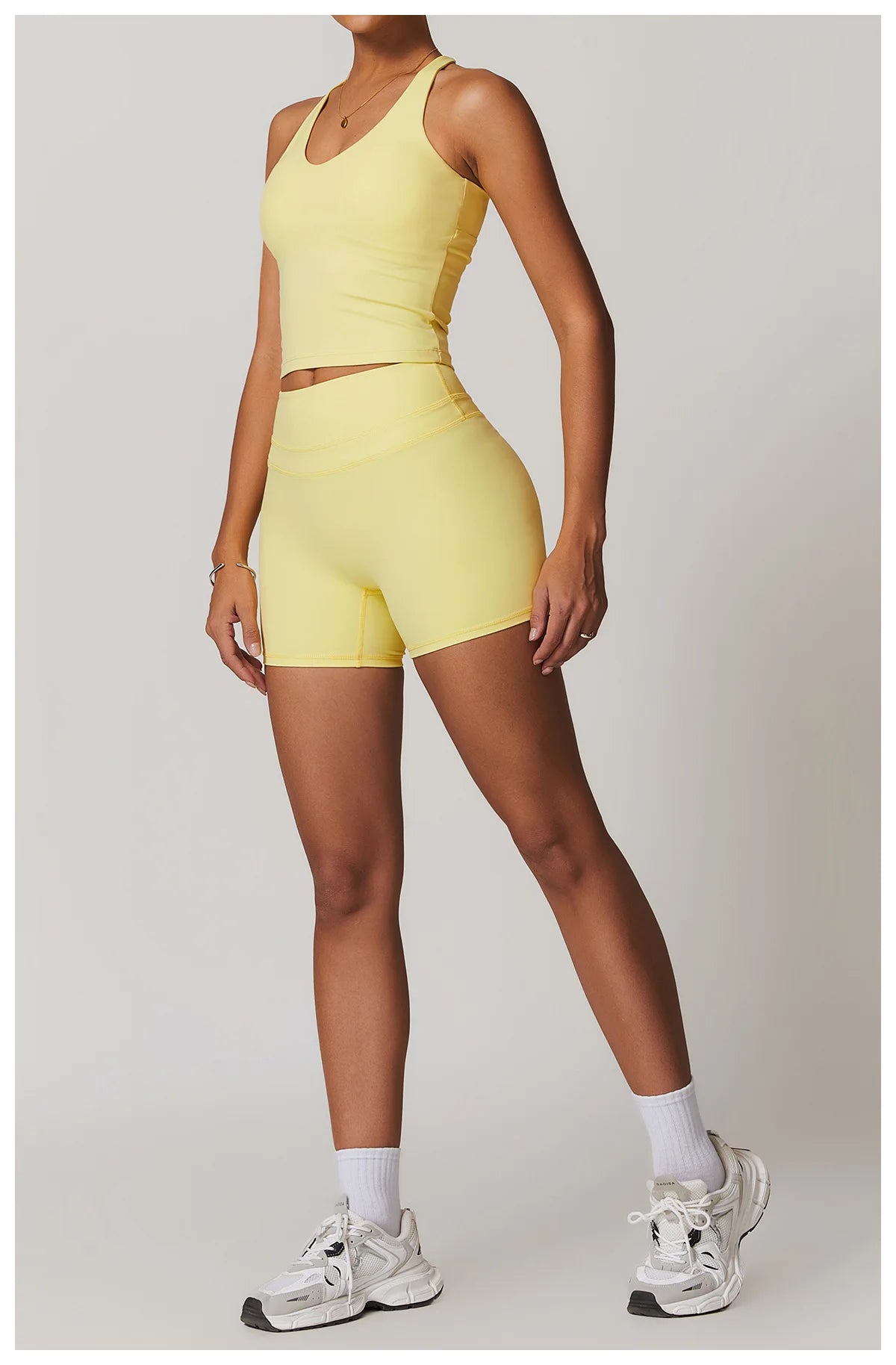 ES LIFESTYLE 2 Pieces Sportswear Women Yoga Set Gym Clothes Sportswear Yoga Suits Fitness Set Tracksuits Sports Bra Gym Leggings