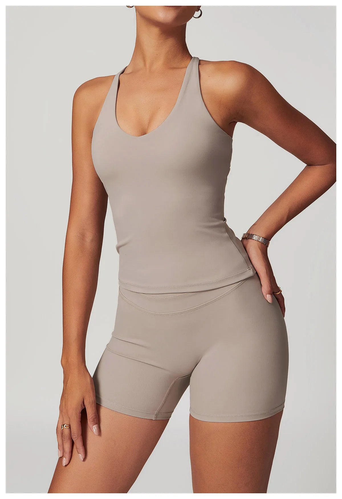 ES LIFESTYLE 2 Pieces Sportswear Women Yoga Set Gym Clothes Sportswear Yoga Suits Fitness Set Tracksuits Sports Bra Gym Leggings