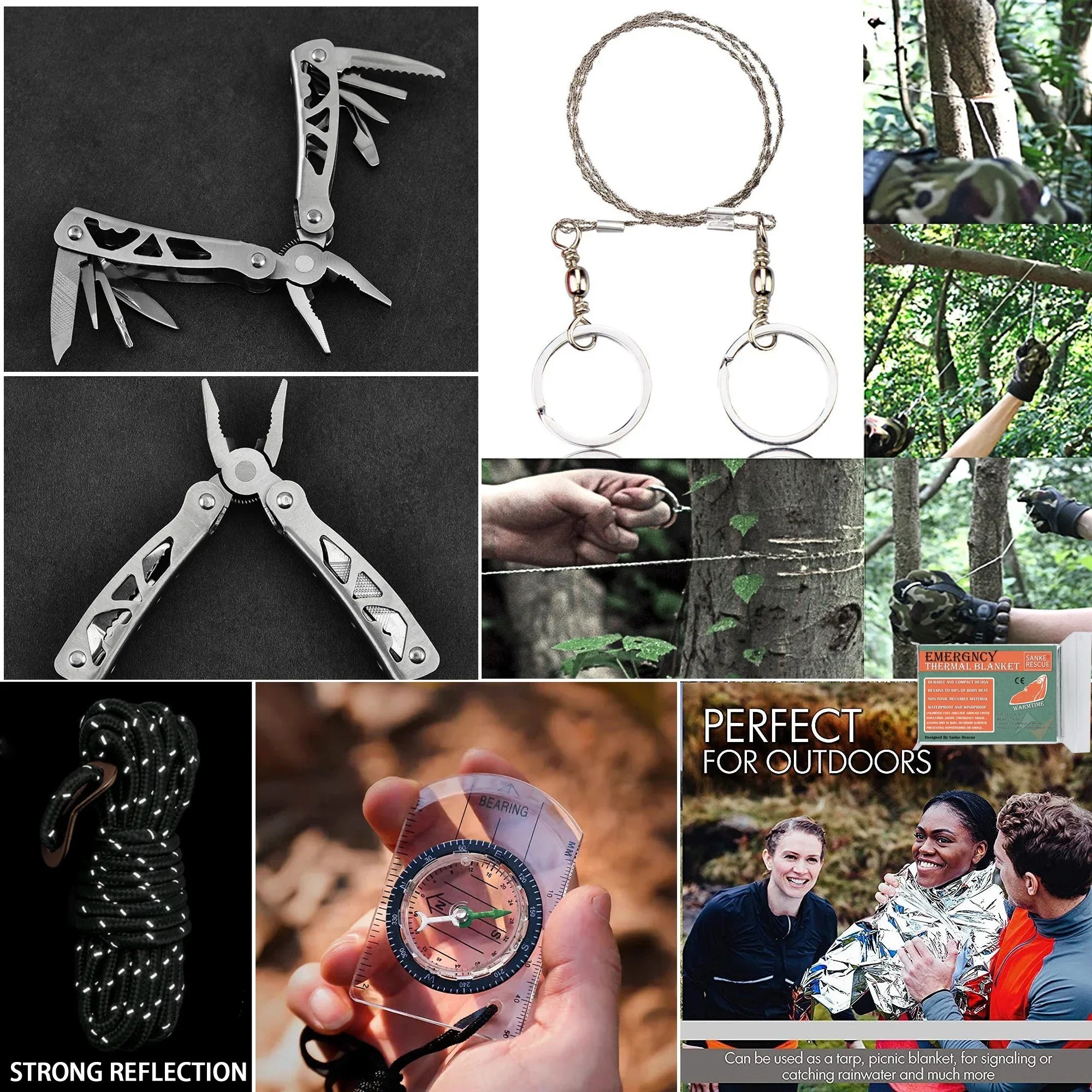 MINI SURVIVAL KIT FOR CAR AND BOAT