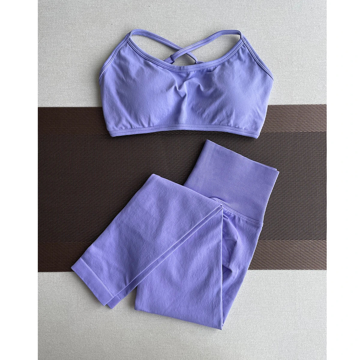 ES LIFESTYLE Women's High Waist Yoga Leggings Seamless High Stretchy Butt Lifting Breathable Sports Pants for Women Gym Leggings