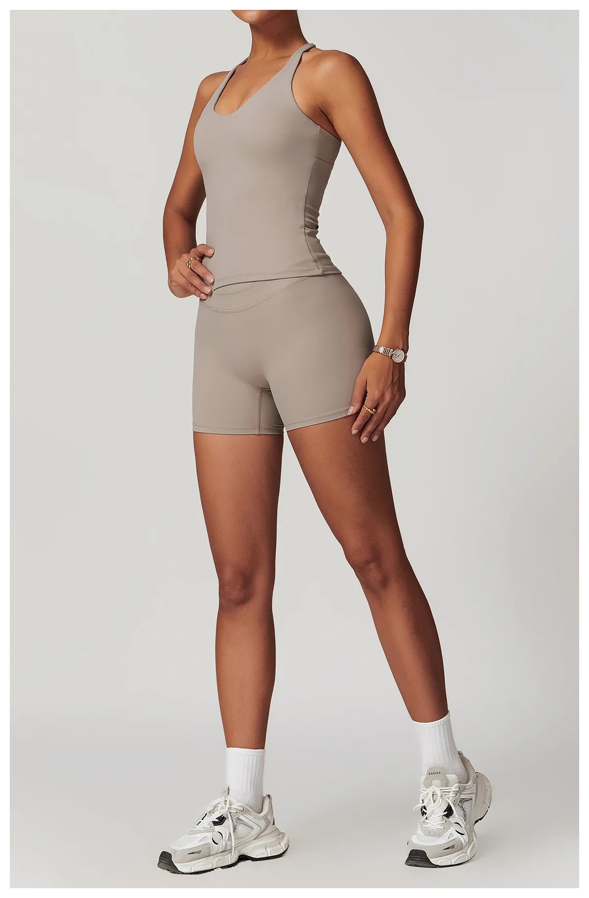 ES LIFESTYLE 2 Pieces Sportswear Women Yoga Set Gym Clothes Sportswear Yoga Suits Fitness Set Tracksuits Sports Bra Gym Leggings