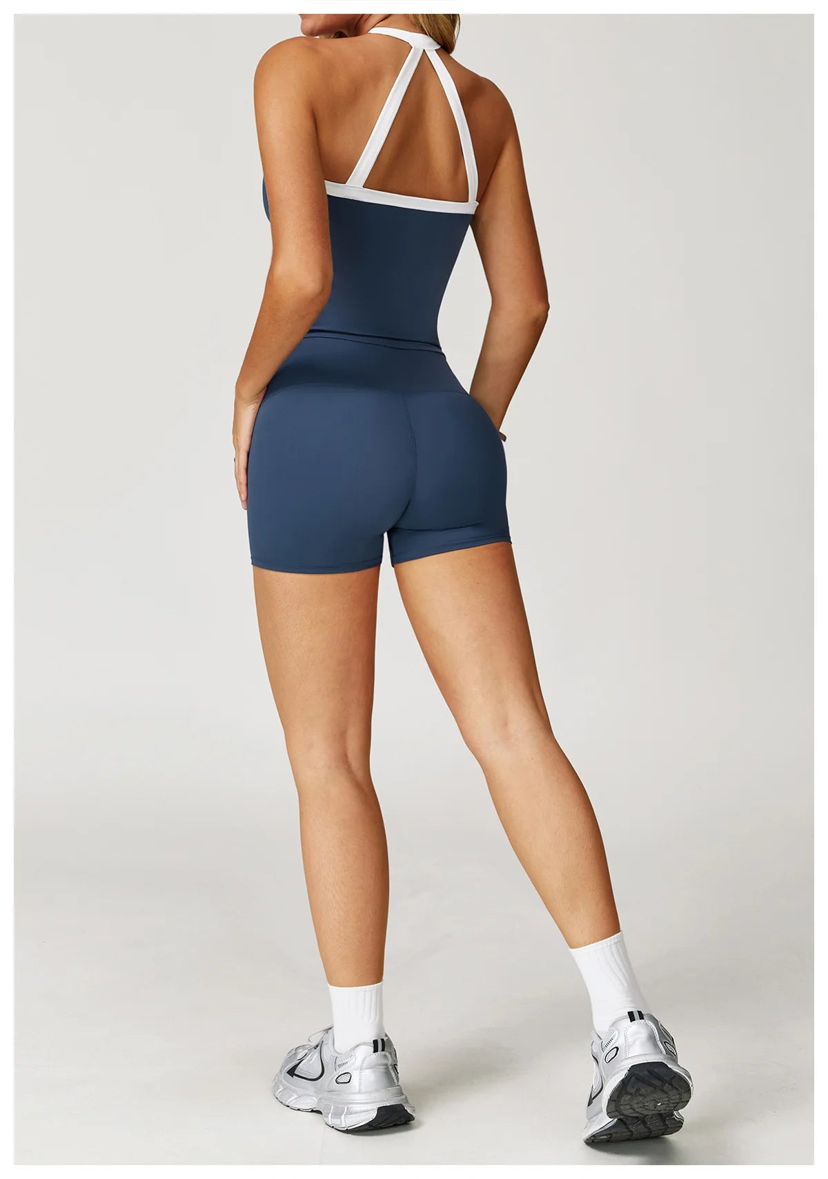 ES LIFESTYLE Women's Clothes 2 Pieces Workout Tracksuit Yoga Set Sportswear Gym Clothing High Waist Bell-bottoms Sexy Fitness Bta Sports Suit