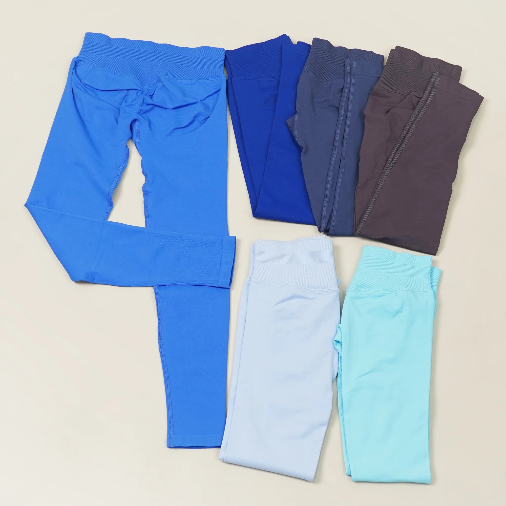 ES LIFESTYLE Seamless 2 Pieces Women Yoga Bras Pants Sets Asymmetric Sports Crop Top Hip Lift Scrunch Butt Gym Leggings Quick Dry Set