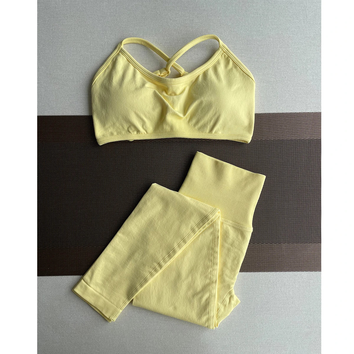 ES LIFESTYLE Women's High Waist Yoga Leggings Seamless High Stretchy Butt Lifting Breathable Sports Pants for Women Gym Leggings