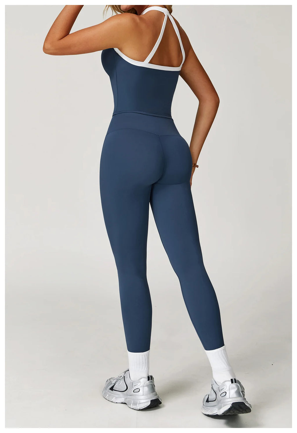 ES LIFESTYLE Women's Clothes 2 Pieces Workout Tracksuit Yoga Set Sportswear Gym Clothing High Waist Bell-bottoms Sexy Fitness Bta Sports Suit