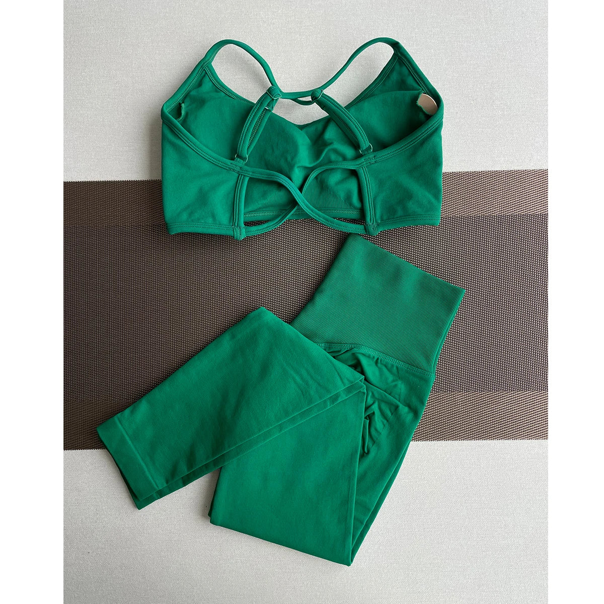 ES LIFESTYLE Women's High Waist Yoga Leggings Seamless High Stretchy Butt Lifting Breathable Sports Pants for Women Gym Leggings