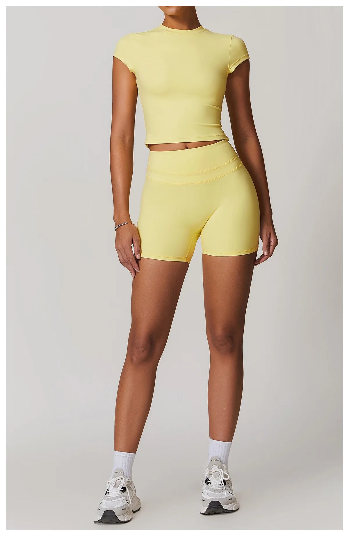 ES LIFESTYLE 2 Pieces Sportswear Women Yoga Set Gym Clothes Sportswear Yoga Suits Fitness Set Tracksuits Sports Bra Gym Leggings