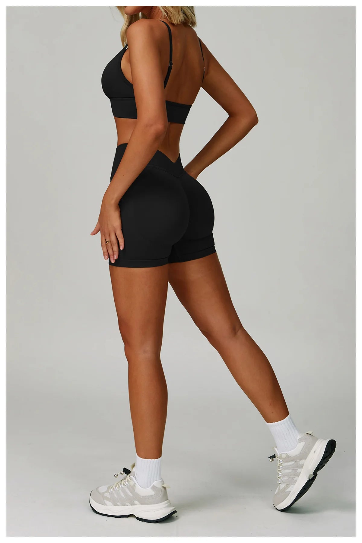 ES LIFESTYLE Seamless Sports Set Women's Fitness 2/3PCS Yoga Suit Sportswear Running Bra Workout Scrunch Butt Leggings Gym Athletic Wear