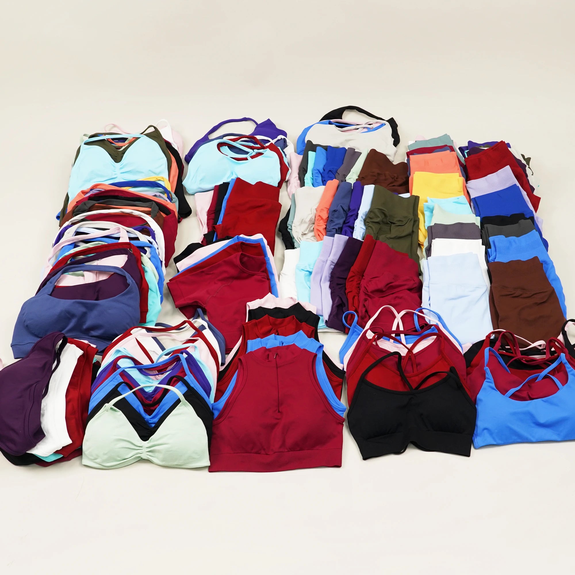 ES LIFESTYLE Seamless 2 Pieces Women Yoga Bras Pants Sets Asymmetric Sports Crop Top Hip Lift Scrunch Butt Gym Leggings Quick Dry Set