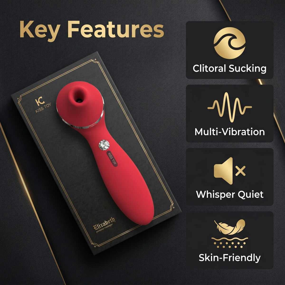KISSING WELLNESS MASSAGER FOR STRESSLESS NIGHTS