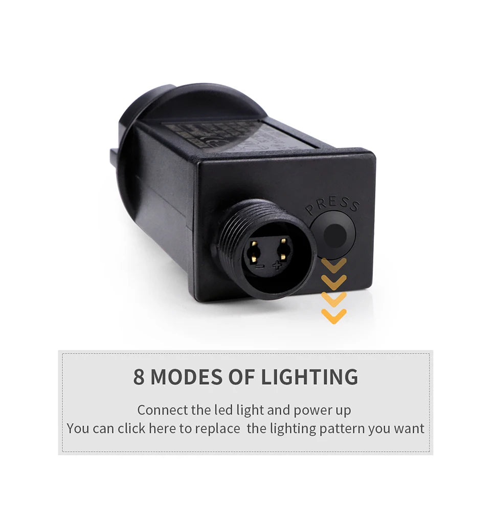 ✨ ES Holiday StarString™ – Ultra-Bright 24V Waterproof LED String Lights (IP65)