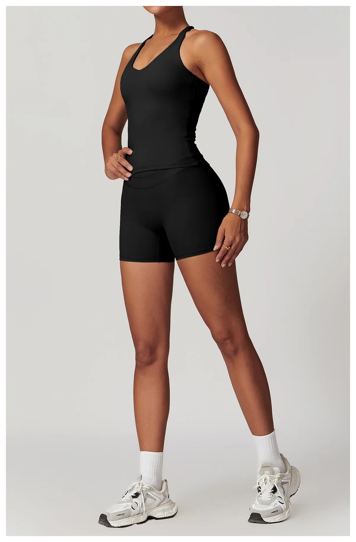 ES LIFESTYLE 2 Pieces Sportswear Women Yoga Set Gym Clothes Sportswear Yoga Suits Fitness Set Tracksuits Sports Bra Gym Leggings