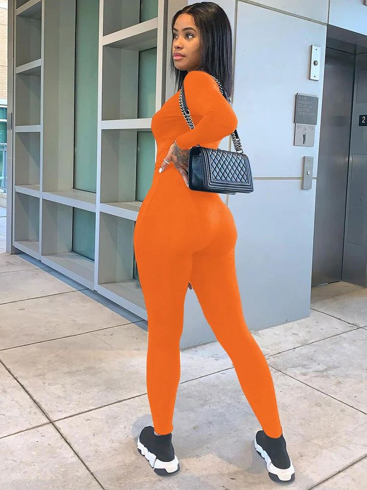 ES LIFESTYLE Knit Slim-Fit Jumpsuit – High Street Autumn Winter | ES Lifestyle