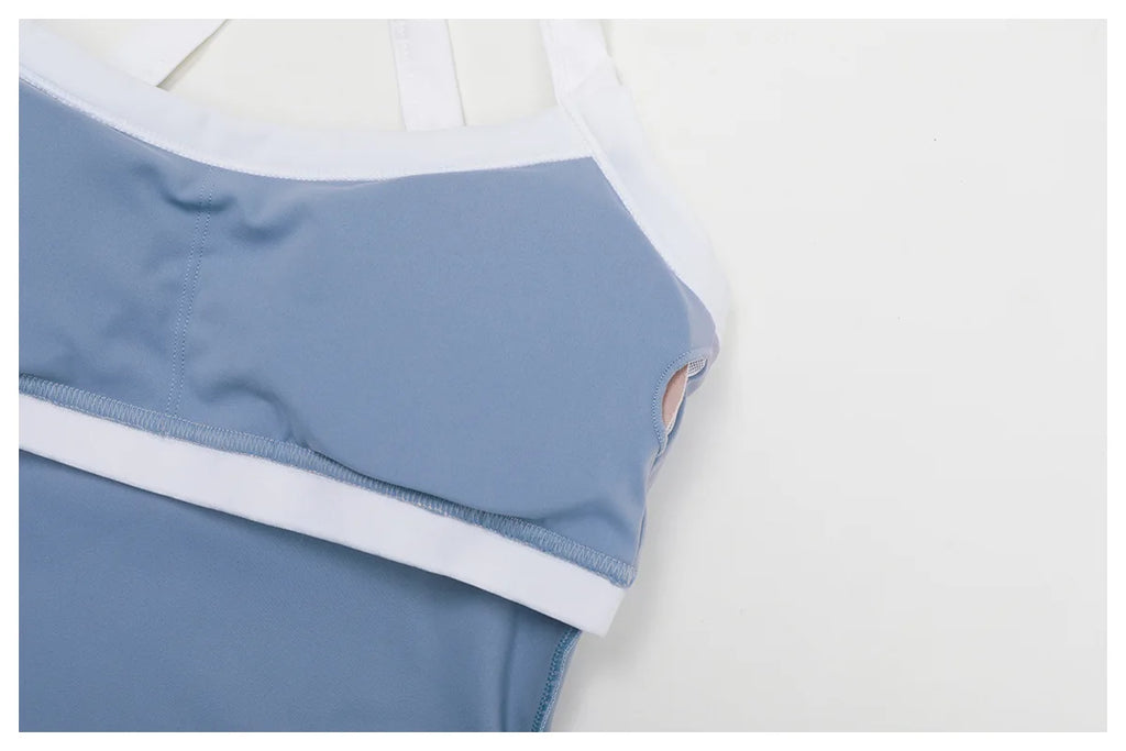 ES LIFESTYLE Women's Clothes 2 Pieces Workout Tracksuit Yoga Set Sportswear Gym Clothing High Waist Bell-bottoms Sexy Fitness Bta Sports Suit