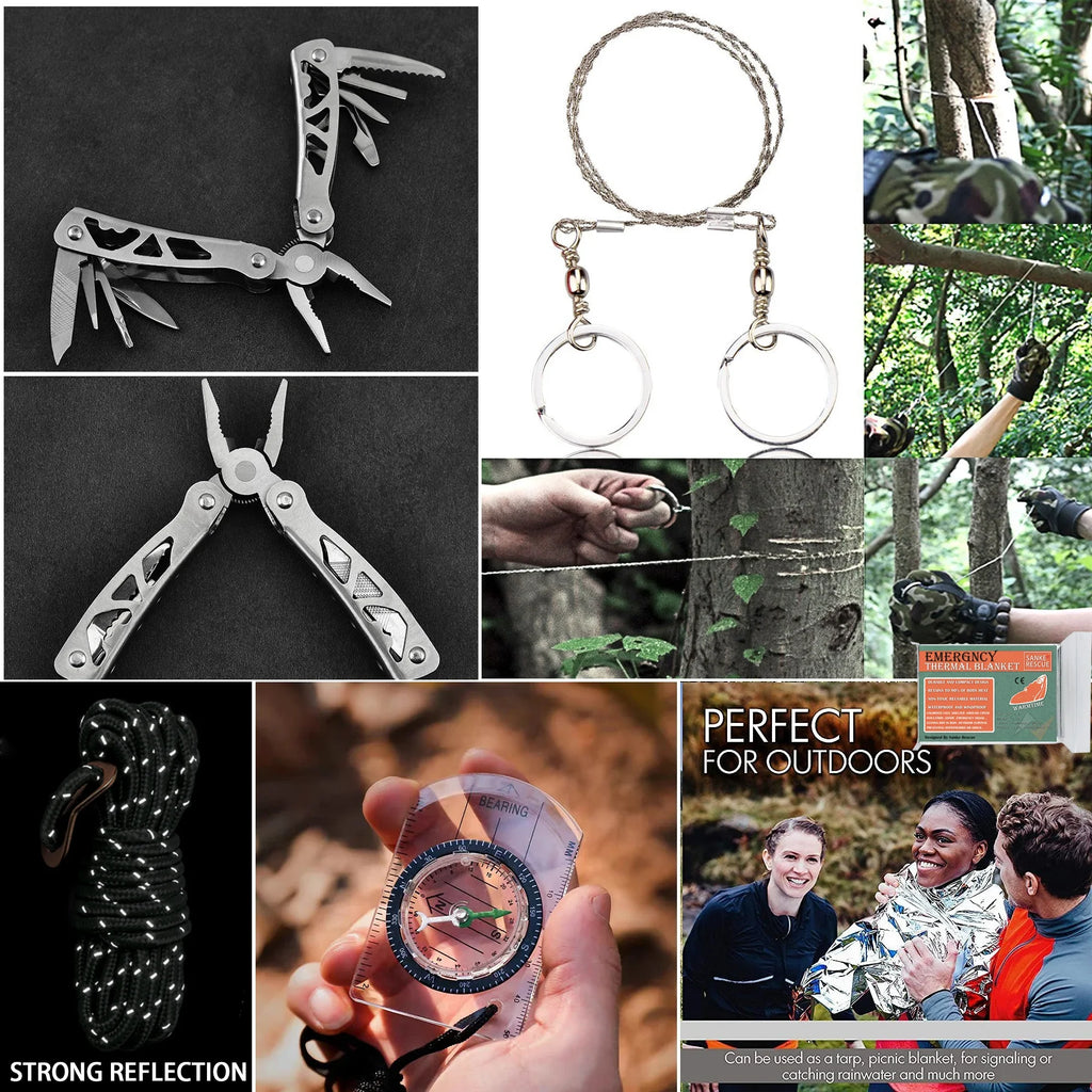 MINI SURVIVAL KIT FOR CAR AND BOAT