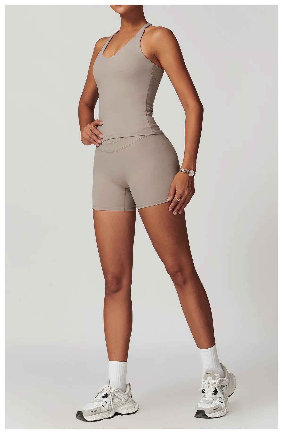 ES LIFESTYLE 2 Pieces Sportswear Women Yoga Set Gym Clothes Sportswear Yoga Suits Fitness Set Tracksuits Sports Bra Gym Leggings