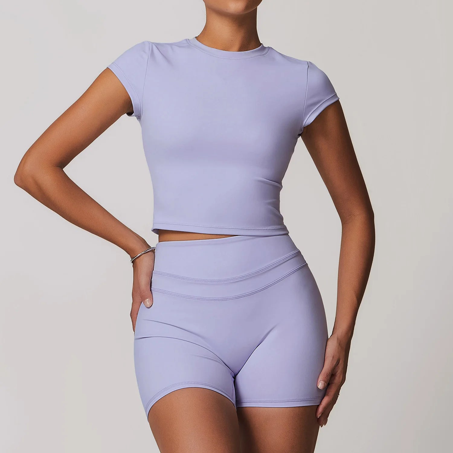 ES LIFESTYLE 2 Pieces Sportswear Women Yoga Set Gym Clothes Sportswear Yoga Suits Fitness Set Tracksuits Sports Bra Gym Leggings