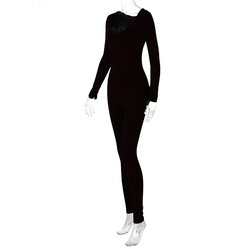 ES LIFESTYLE Knit Slim-Fit Jumpsuit – High Street Autumn Winter | ES Lifestyle