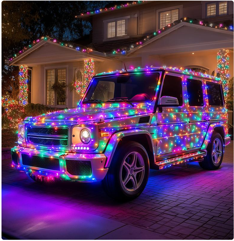 ✨ ES Holiday StarString™ – Ultra-Bright 24V Waterproof LED String Lights (IP65)