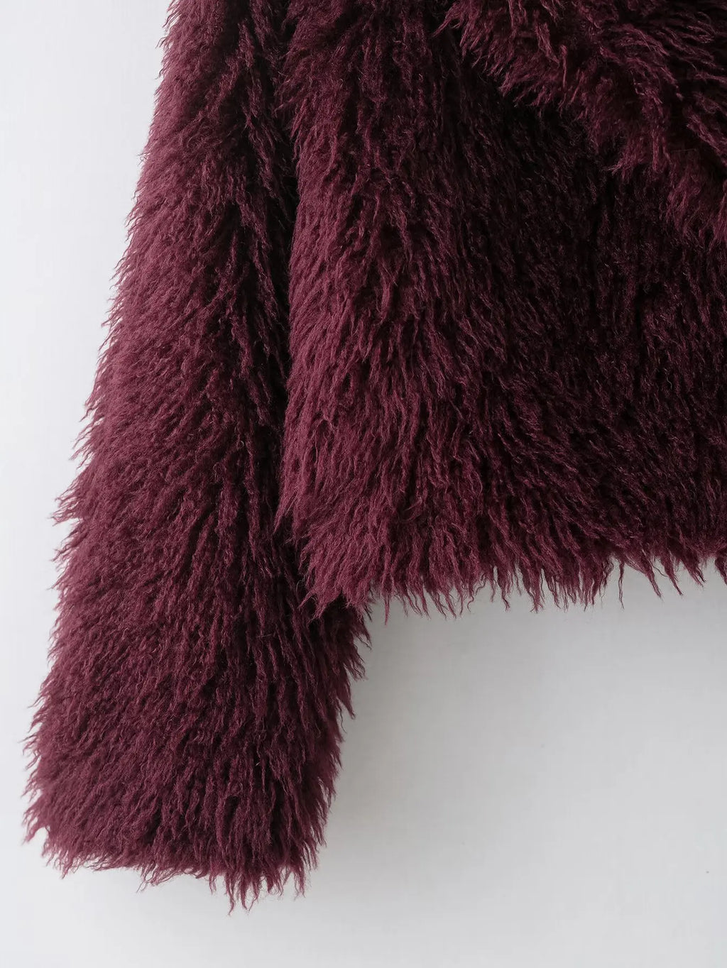 Women Elegant Faux Fur Coat Warm Fluffy Loose Long Sleeve Lapel Jacket Autumn Winter Fashion High Street Lady Outerwear