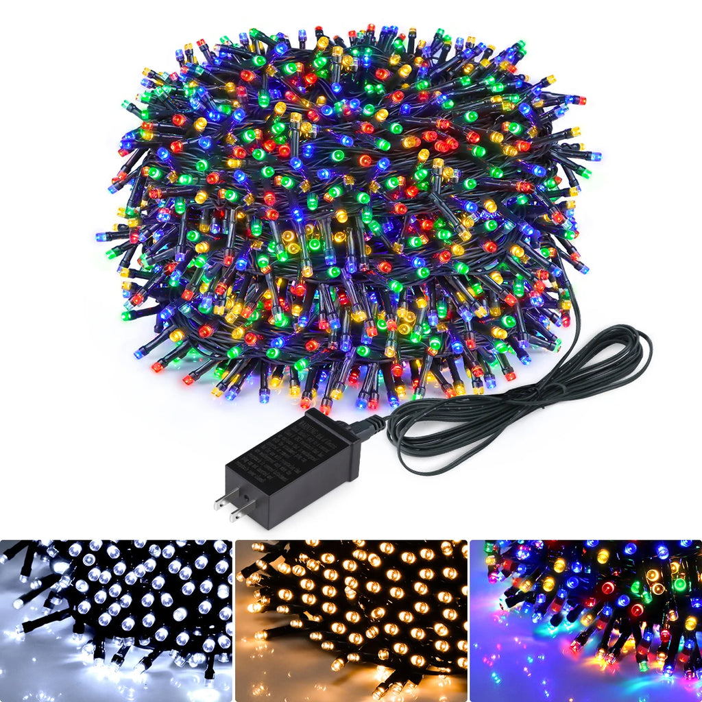 ✨ ES Holiday StarString™ – Ultra-Bright 24V Waterproof LED String Lights (IP65)