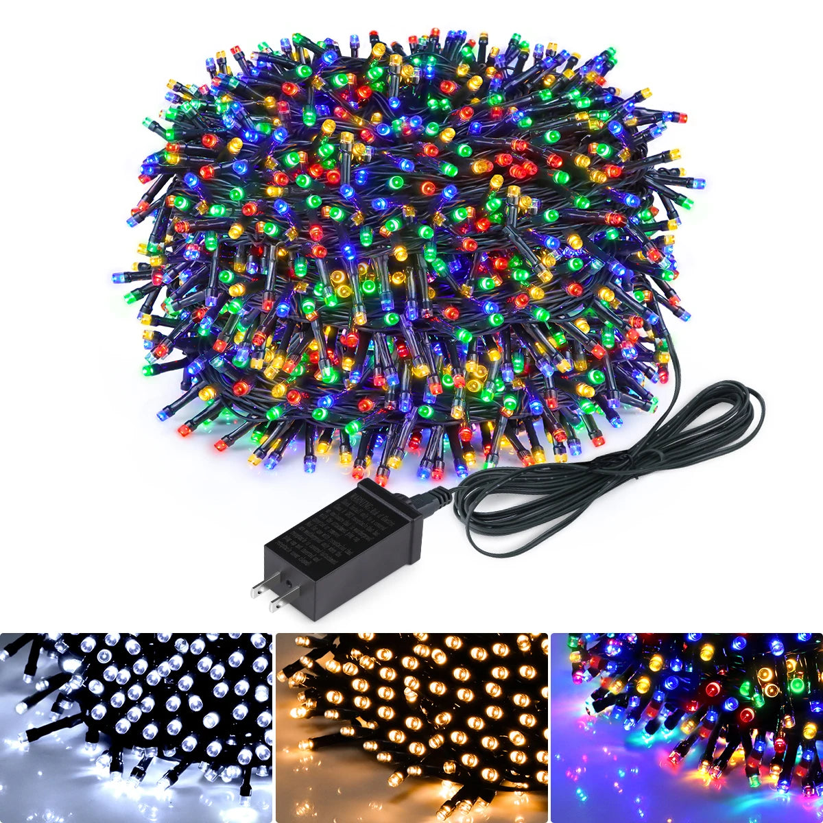 ✨ ES Holiday StarString™ – Ultra-Bright 24V Waterproof LED String Lights (IP65)
