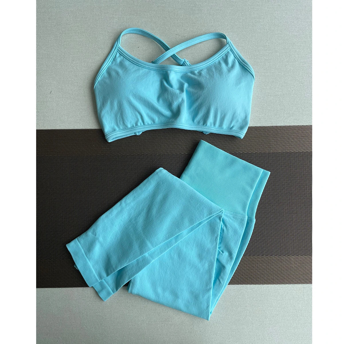 ES LIFESTYLE Women's High Waist Yoga Leggings Seamless High Stretchy Butt Lifting Breathable Sports Pants for Women Gym Leggings