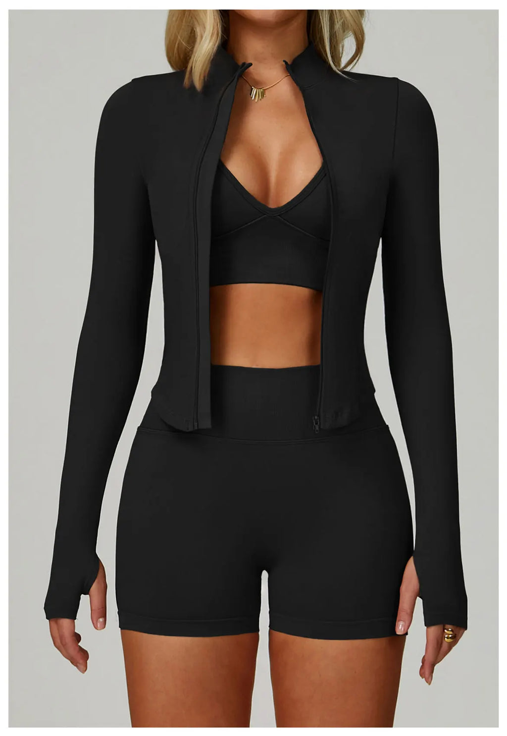 ES LIFESTYLE Seamless Sports Set Women's Fitness 2/3PCS Yoga Suit Sportswear Running Bra Workout Scrunch Butt Leggings Gym Athletic Wear