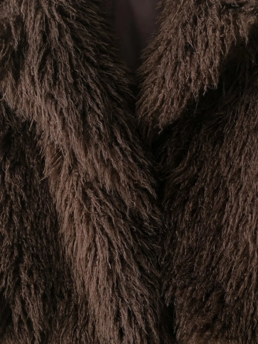 Women Elegant Faux Fur Coat Warm Fluffy Loose Long Sleeve Lapel Jacket Autumn Winter Fashion High Street Lady Outerwear