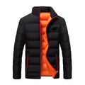 EMILY SANDERS 2025 New Winter Long Sleeve Cotton Coat Zipper Jacket Men's Cotton Coat