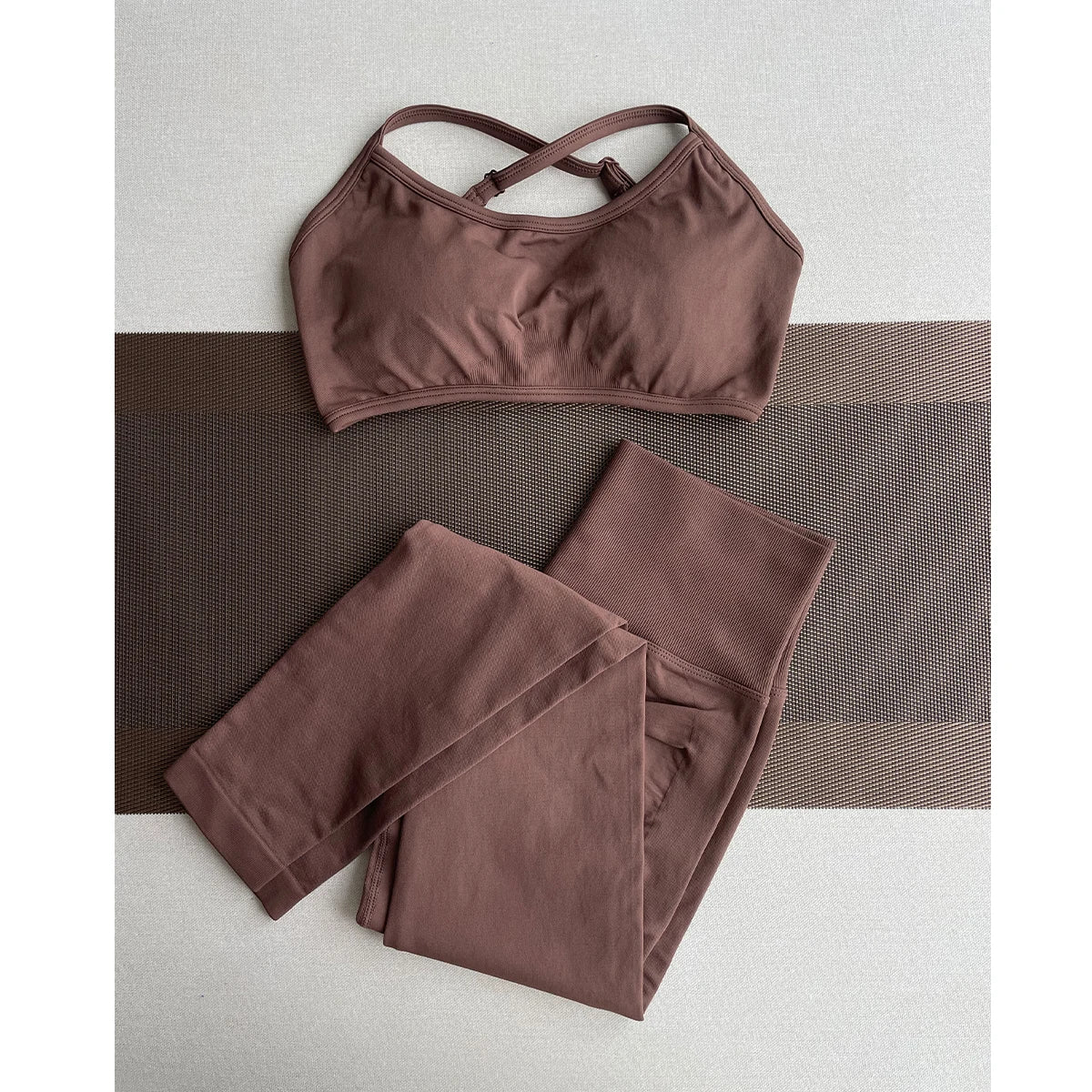 ES LIFESTYLE Women's High Waist Yoga Leggings Seamless High Stretchy Butt Lifting Breathable Sports Pants for Women Gym Leggings