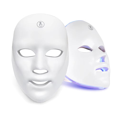 Facial Mask LED Red Light Therapy Face Mask 7 Colors Photon Radio Frequency Skin Rejuvenation Tightening Skin Care Tool