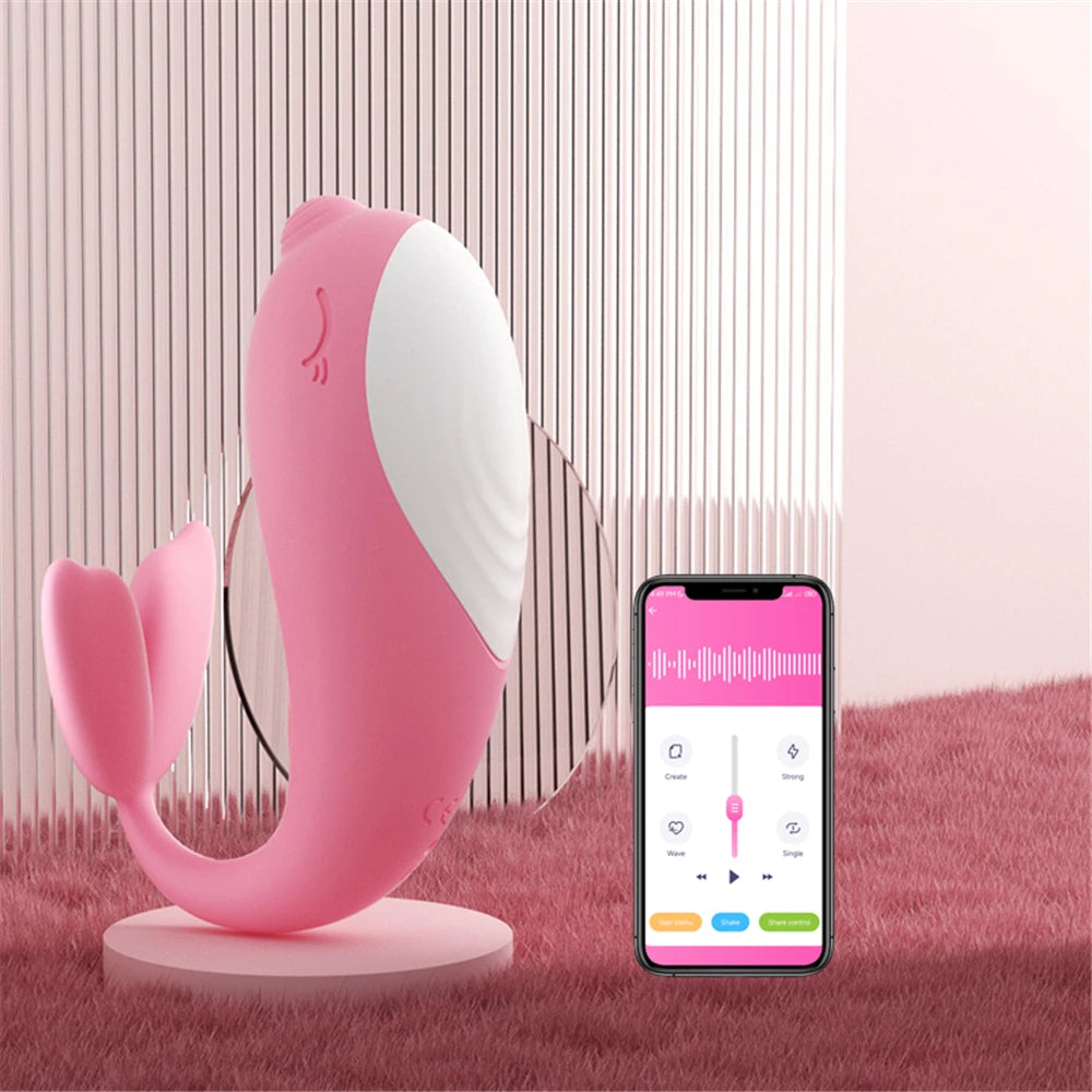 Wireless Bluetooth Vibrator for Women G Point Vibrator App Remote Control Wearable Vibrating Egg Clit Female Panties Sex Toys