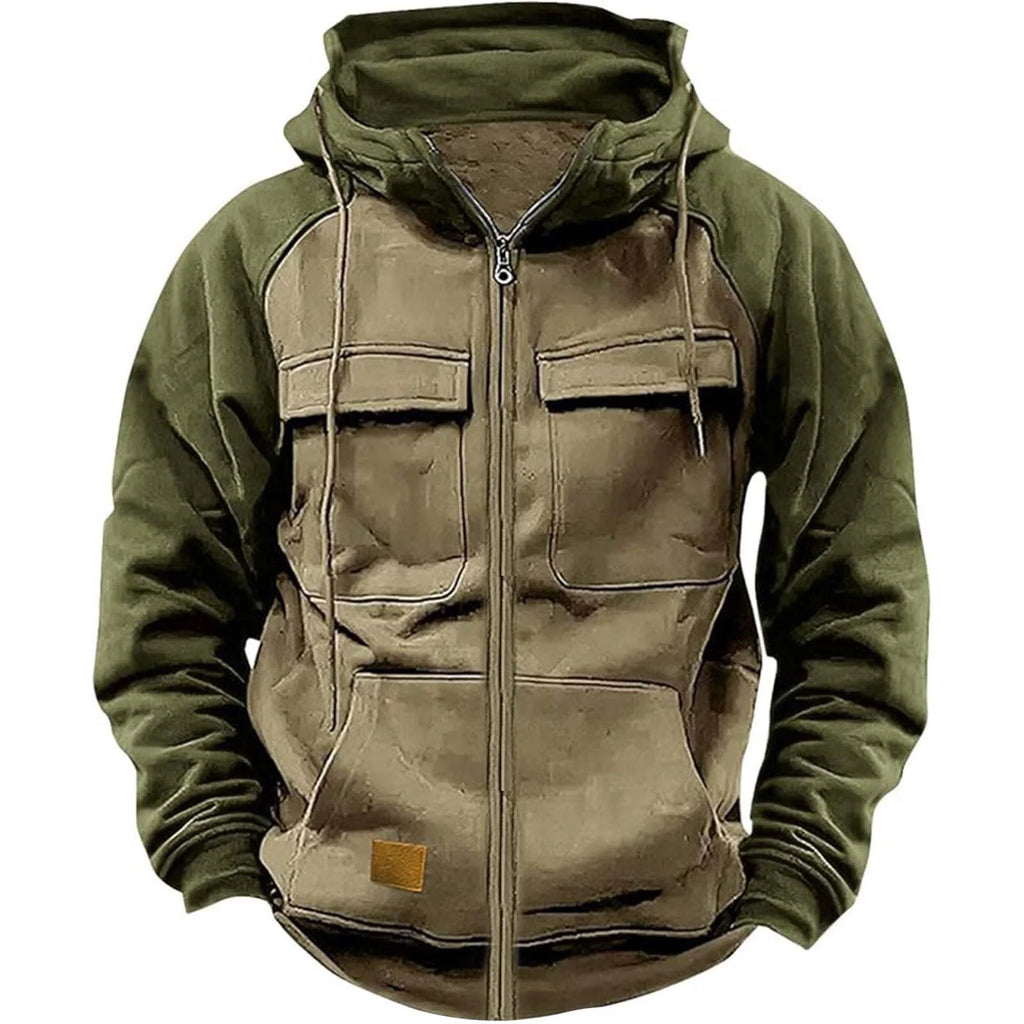 Rugged Thermal Zip Hoodie Outdoor