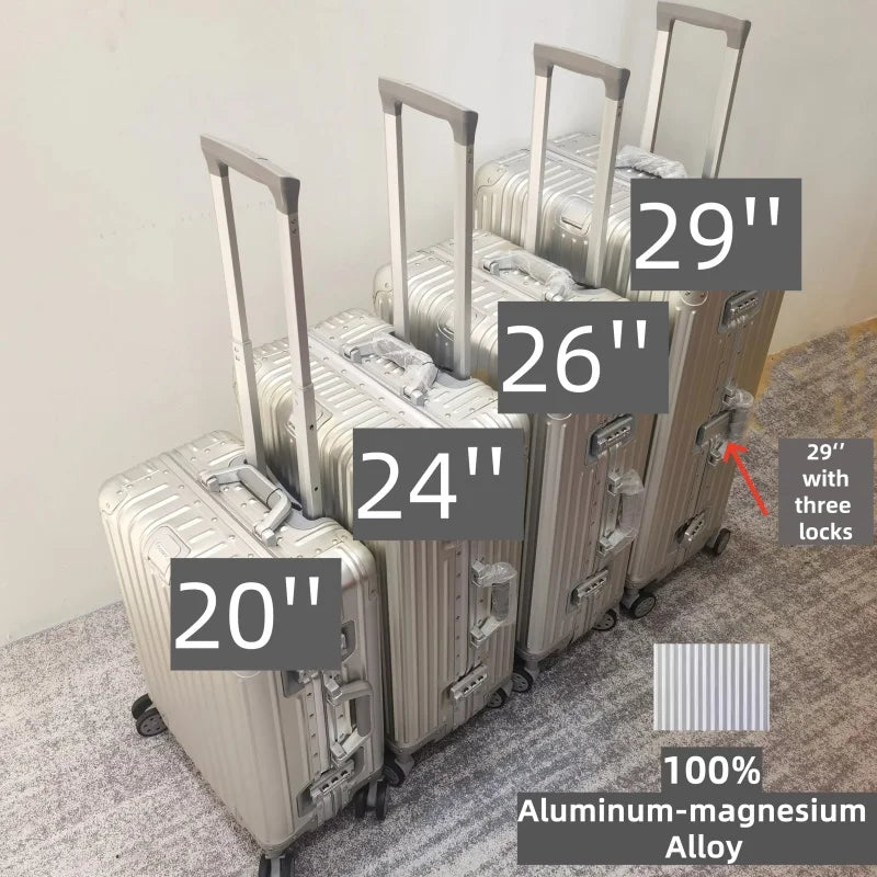 Rubicon Sleek Aluminum CarryOn Case