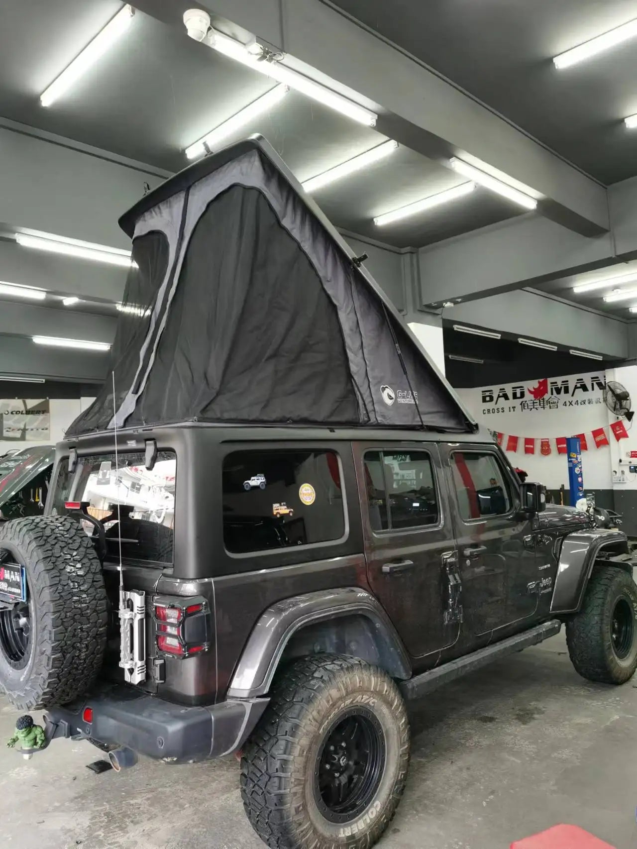 Rooftop Tent Hardtop Swap