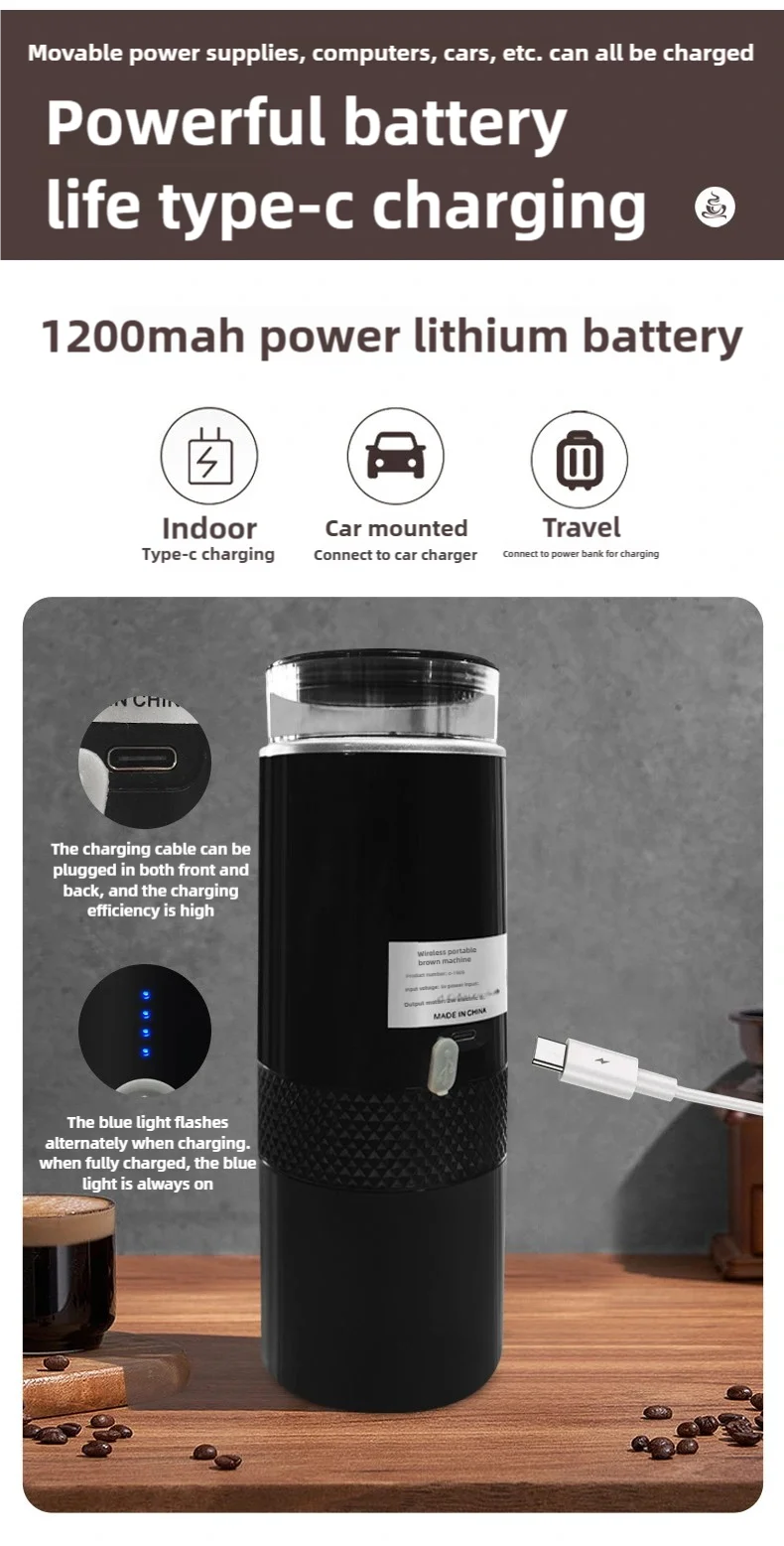 QuickBrew Portable Coffee Maker On-the-Go