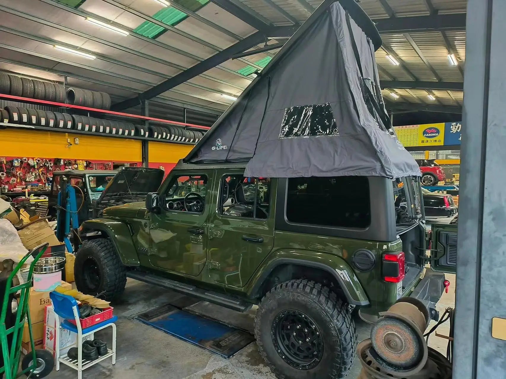 Rooftop Tent Hardtop Swap